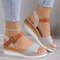 Womens Summer Wedge Sandals With Soft Sole And Elegant Design 0