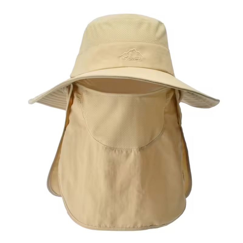 Quick Dry UV Protection Fisherman Hat With Face And Neck Cover 10