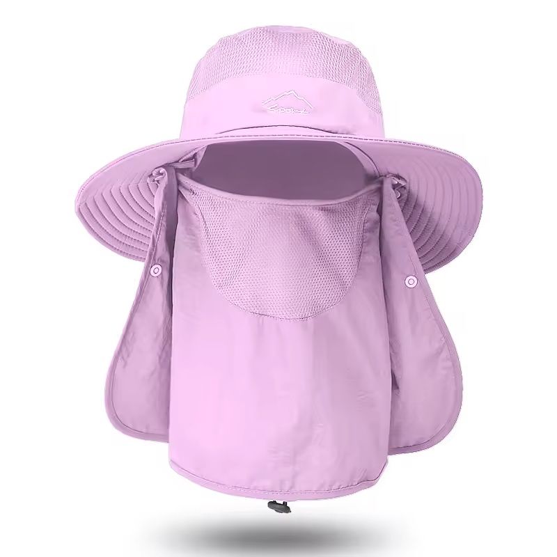 Quick Dry UV Protection Fisherman Hat With Face And Neck Cover 7