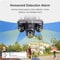 Three Lens Outdoor WiFi Security Camera With Auto Tracking And 2 Way Audio 4
