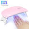 Mini UV Nail Dryer Lamp With 6 LEDs And USB Cable 0