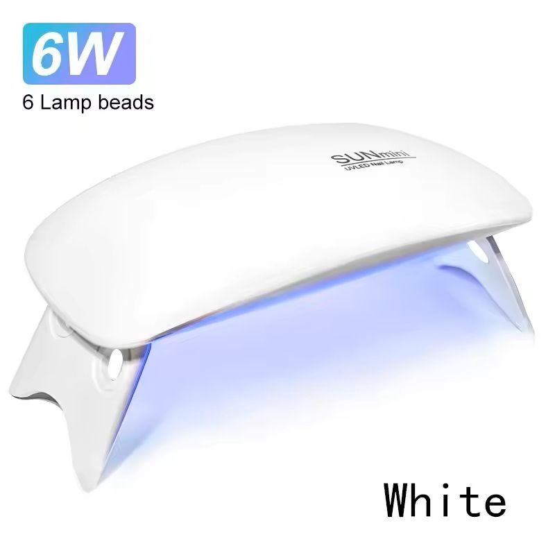 Mini UV Nail Dryer Lamp With 6 LEDs And USB Cable 6