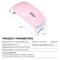 Mini UV Nail Dryer Lamp With 6 LEDs And USB Cable 3