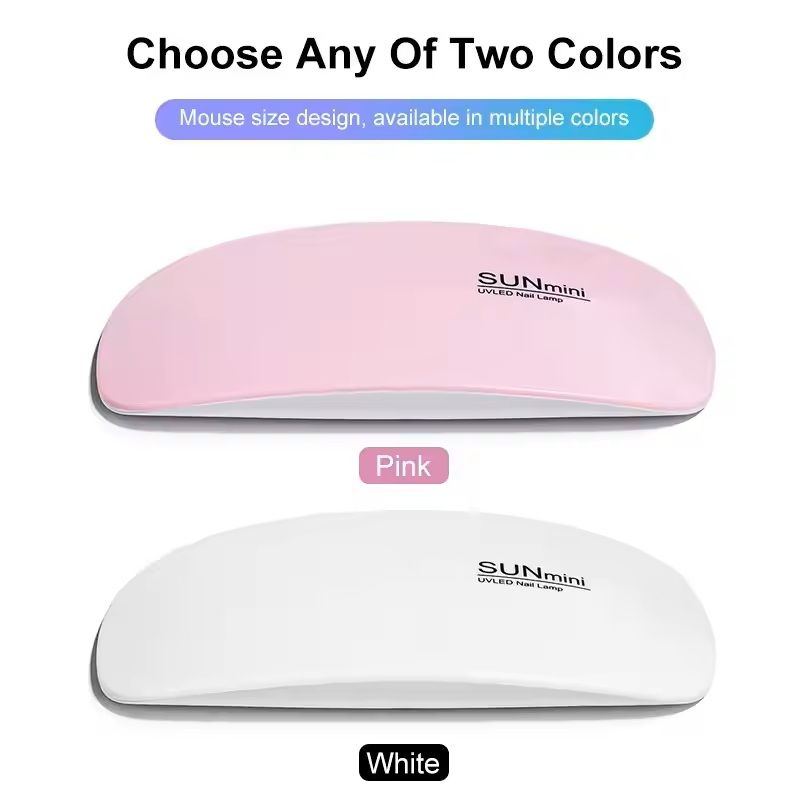 Mini UV Nail Dryer Lamp With 6 LEDs And USB Cable 4