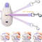 Retractable Dog Leash With LED Flashlight And Night Glow 2