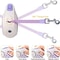 Retractable Dog Leash With LED Flashlight And Night Glow 2