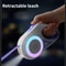 Retractable Dog Leash With LED Flashlight And Night Glow 1