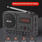 Mini FM Radio With Bluetooth Speaker And LED Display 0