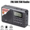 Full Band Portable Radio With Rechargeable Battery And USB TF Music Player 0