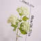 Real Touch Hydrangea Flower Branch With Green Leaves For Home And Wedding Decor 6