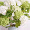 Real Touch Hydrangea Flower Branch With Green Leaves For Home And Wedding Decor 3