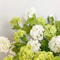 Real Touch Hydrangea Flower Branch With Green Leaves For Home And Wedding Decor 4