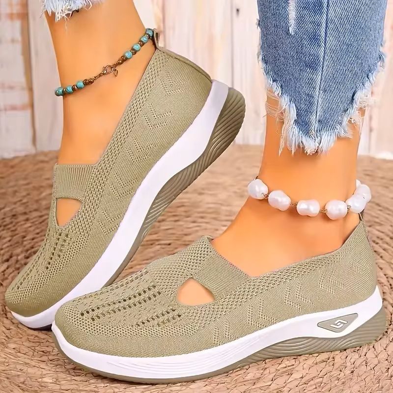 Womens Breathable Knit Sneakers For Summer Comfort 17