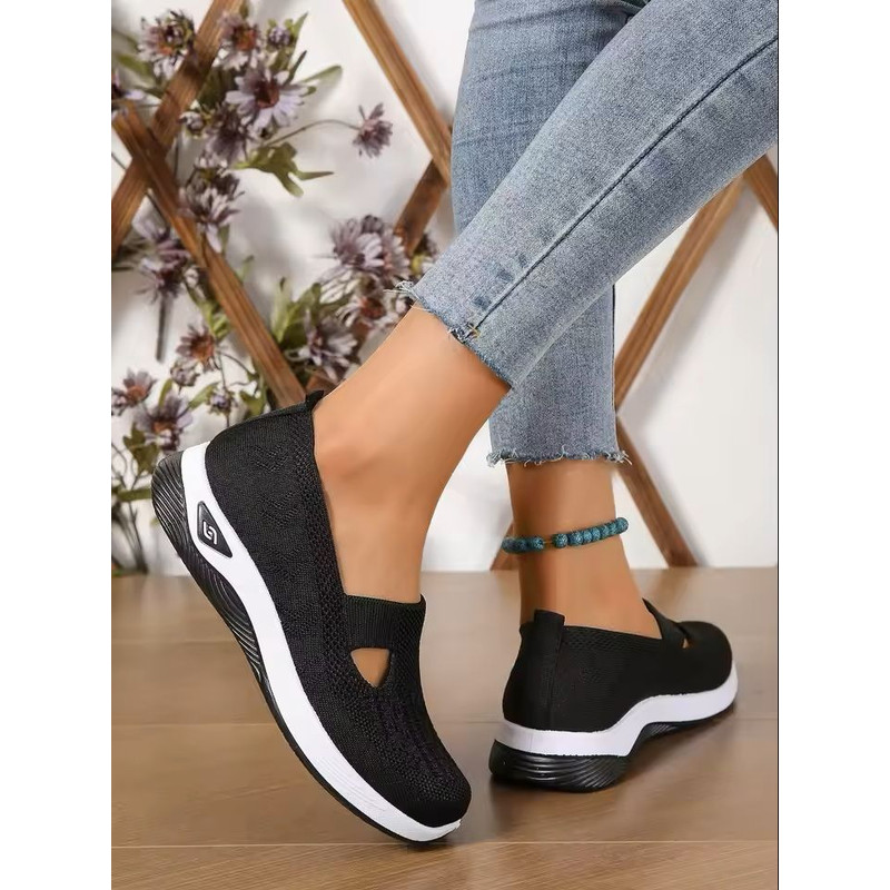Womens Breathable Knit Sneakers For Summer Comfort 2