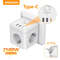 Cube Wall Socket Extender With USB And TypeC Charging 7