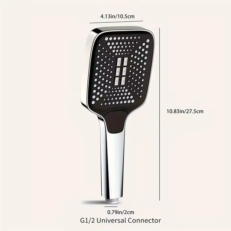 High Pressure 3Mode Adjustable Shower Head For Rainfall Experience 3
