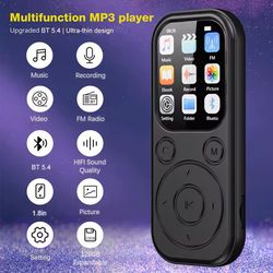slim bluetooth mp3 music player with fm radio and ebook support