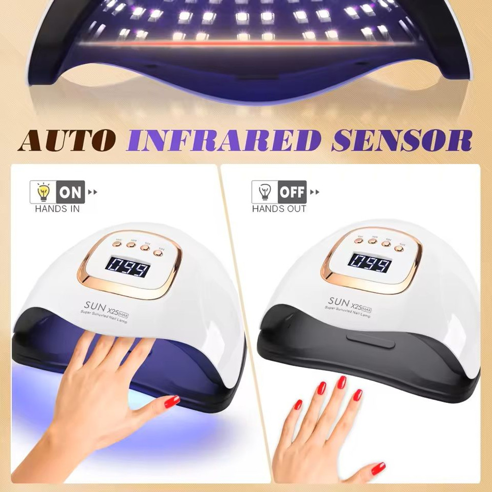 Professional LED UV Nail Lamp Dryer With Auto Sensor And 4 Timers 4