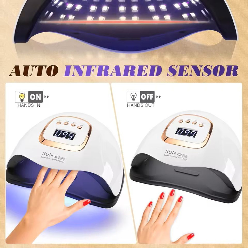 Professional LED UV Nail Lamp Dryer With Auto Sensor And 4 Timers 4