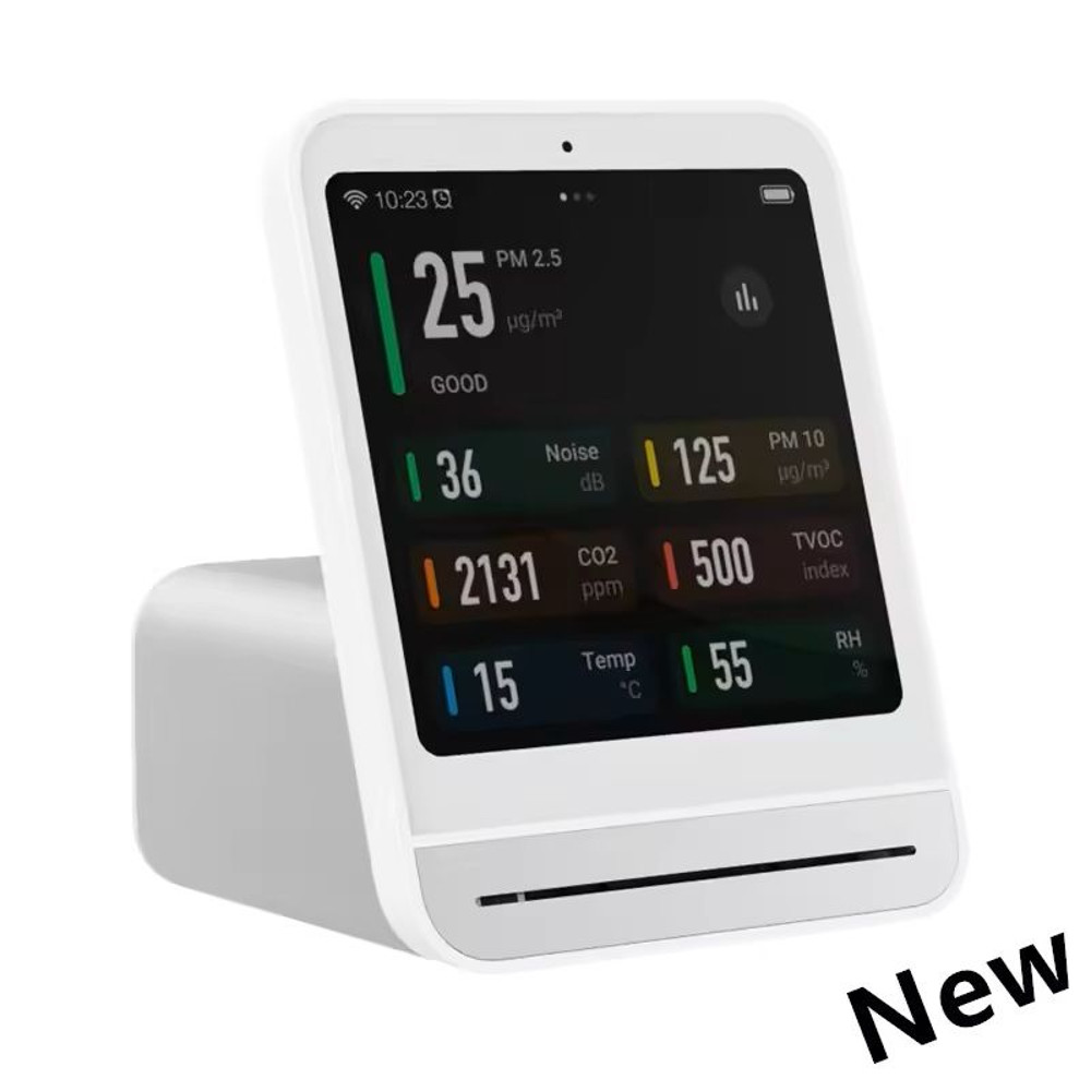 Smart Air Quality Monitor With Touchscreen And CO2 PM25 Sensor 5