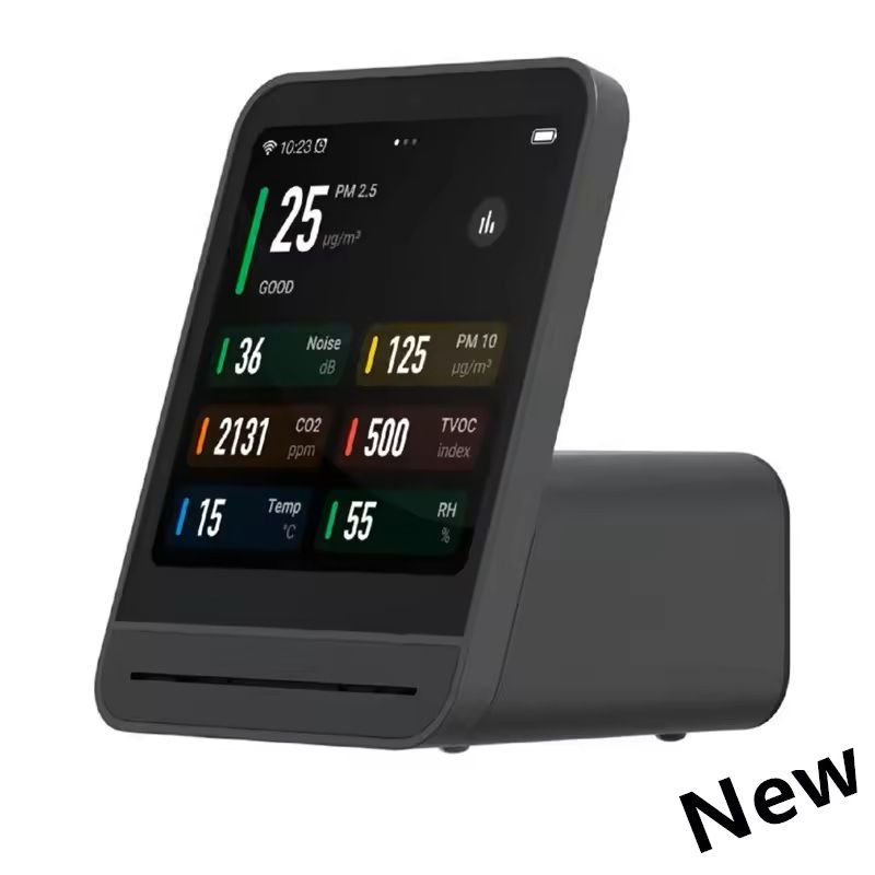 Smart Air Quality Monitor With Touchscreen And CO2 PM25 Sensor 6