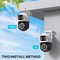 6K HD Outdoor PTZ WiFi Security Camera With Triple Lens And Auto Tracking 2