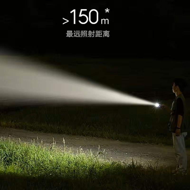 High Power Waterproof Rechargeable Flashlight With Emergency Lighting Mode 4