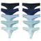10 Pack Cotton Striped Thongs For Women 6
