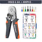 Mini Electrical Wire Crimping Tool With Ferrule Sleeve Kit 10
