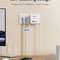 7in1 EU Plug Wall Socket Extender With USBC And Switch Control 2