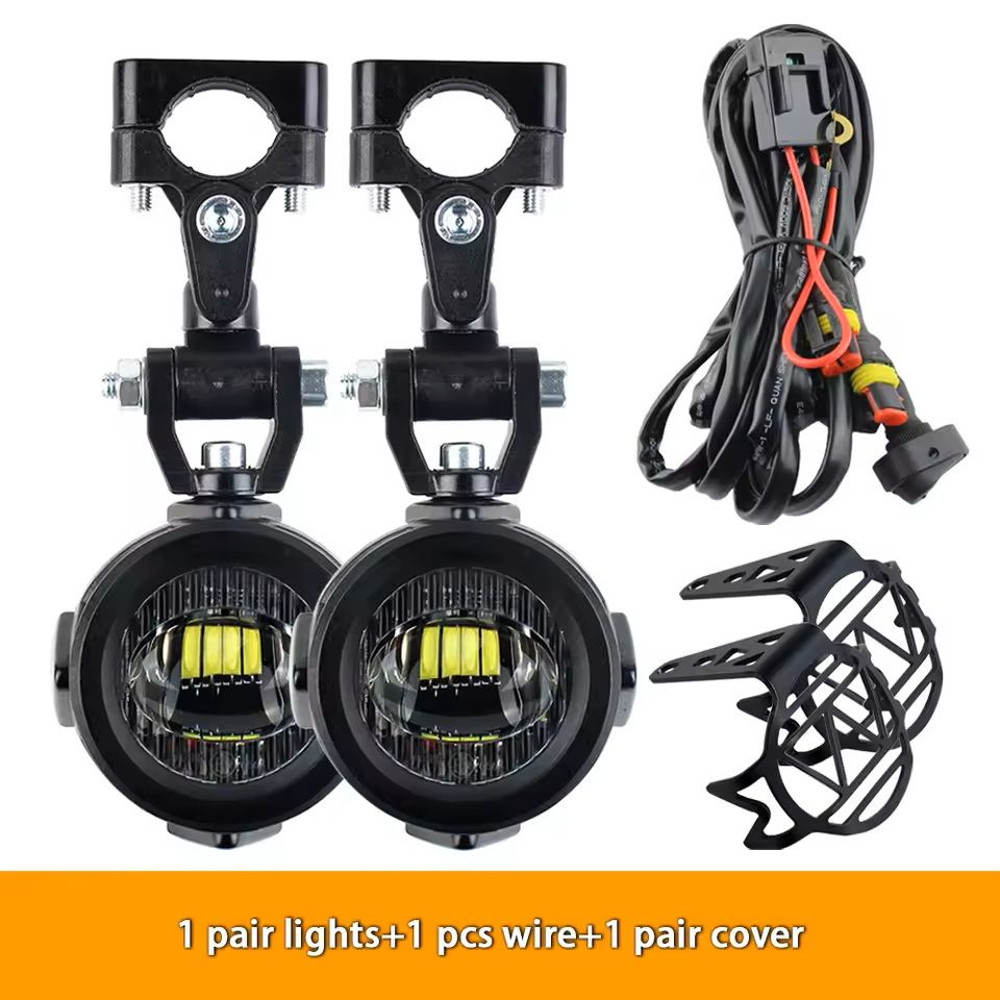 Upgrade Motorcycle Fog Light Auxiliary Lamps 8