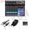 MultiChannel DJ Audio Mixer Console With Bluetooth And USB Recording 11