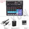 MultiChannel DJ Audio Mixer Console With Bluetooth And USB Recording 9
