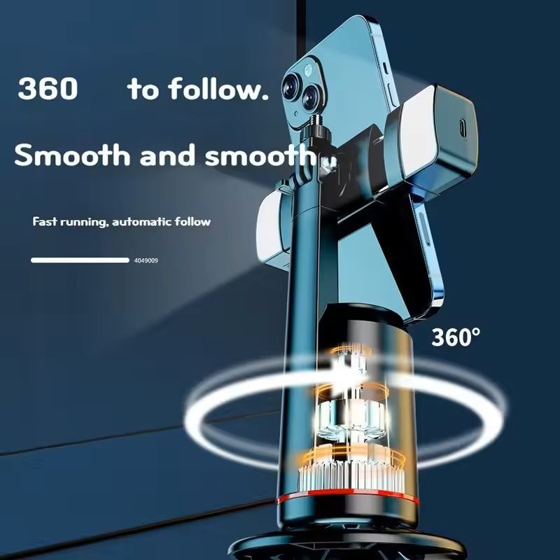 360 Degree Auto Tracking Selfie Stick With Gimbal Stabilizer And Remote Control 4