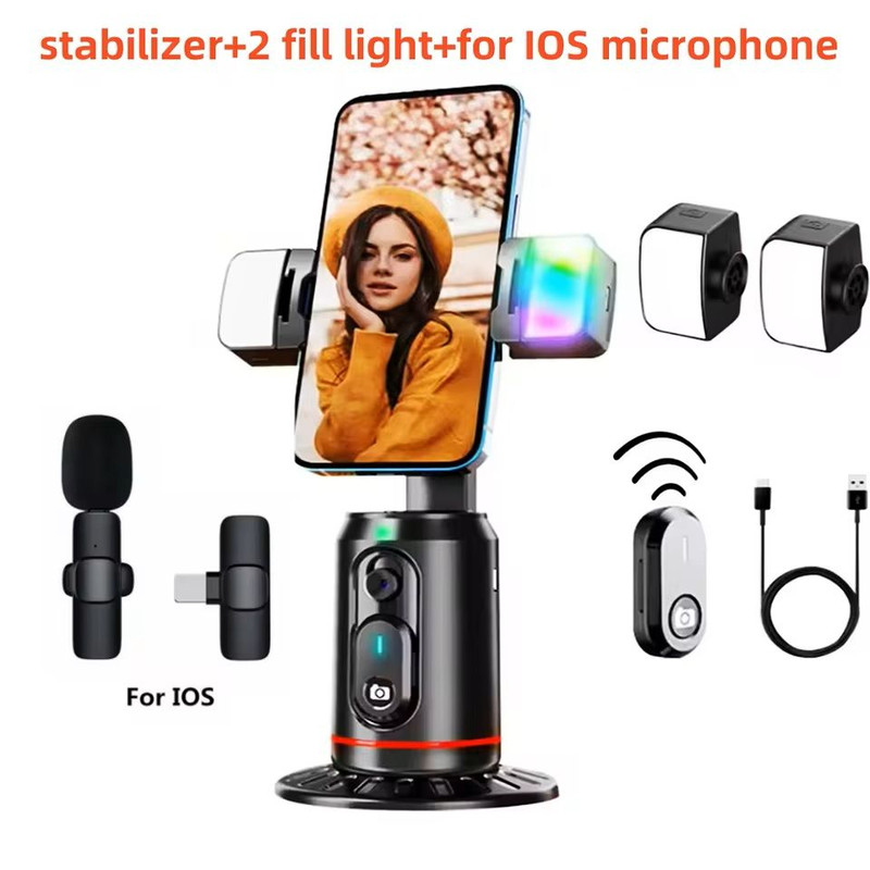 360 Degree Auto Tracking Selfie Stick With Gimbal Stabilizer And Remote Control 10
