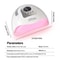 LED Nail Dryer Lamp With 81 Lights For Gel Polish And Nail Art 5