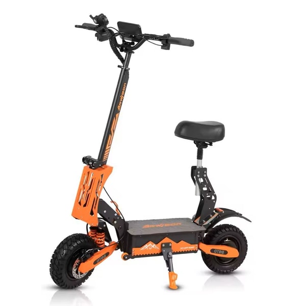 HighSpeed OffRoad Folding Electric Scooter With Dual Motor And Seat 6