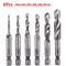 Titanium Plated Metric Tap Drill Bits With Hex Shank 24