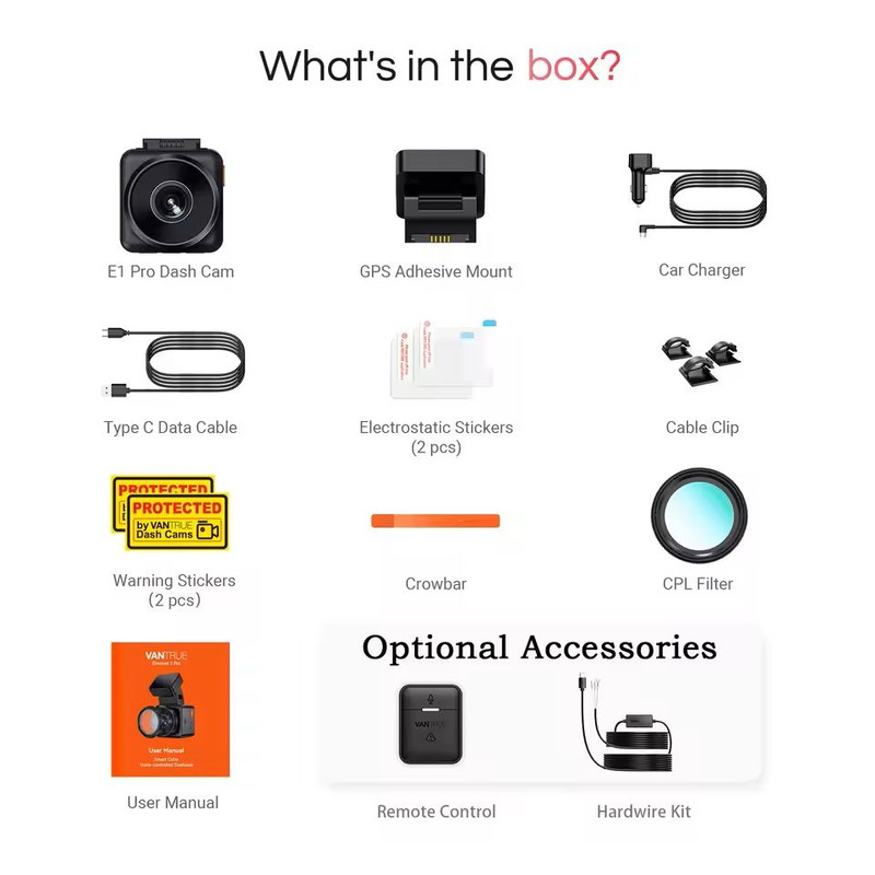 4K Mini Dash Cam With HDR Night Vision And GPS WiFi Tracking 2