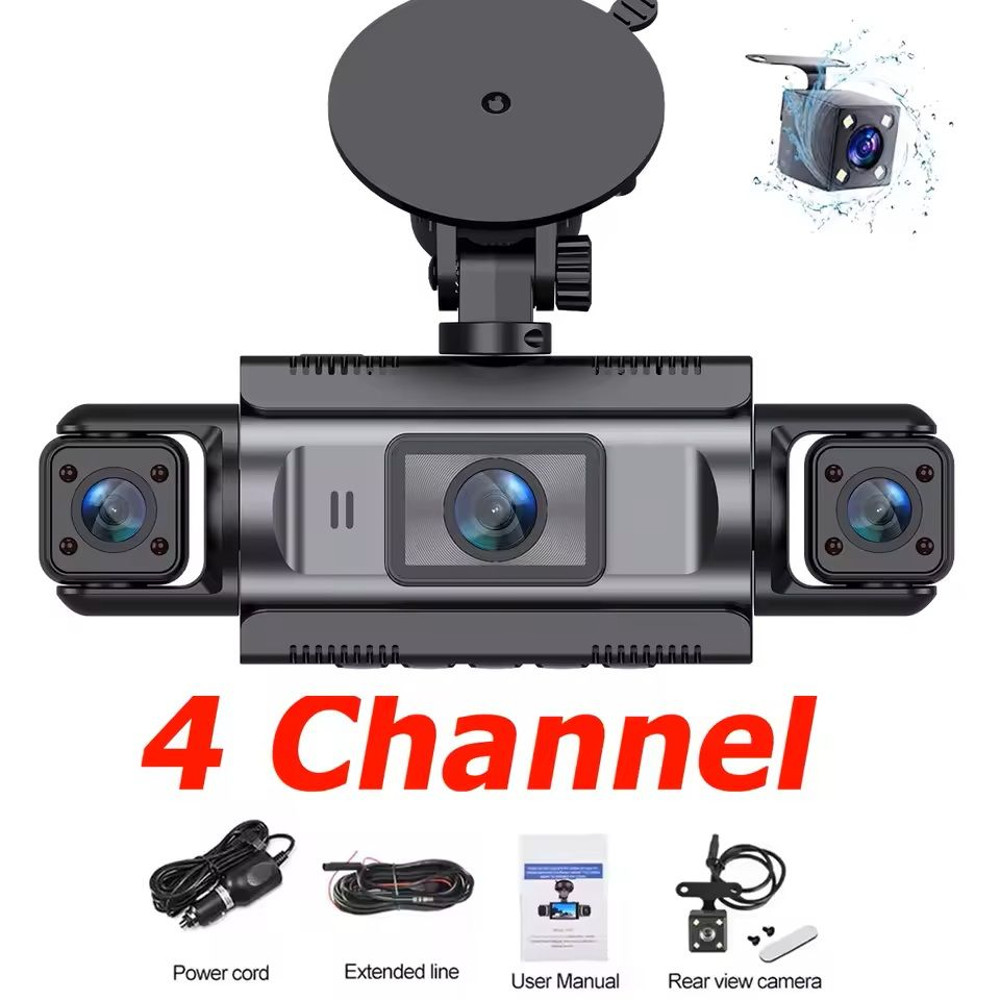 4Channel 360 Degree WiFi Dash Cam With Night Vision And Parking Monitor 6