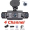 4Channel 360 Degree WiFi Dash Cam With Night Vision And Parking Monitor 6