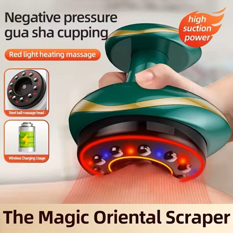 Electric Meridian Massage Brush For Abdominal And Back Therapy 0