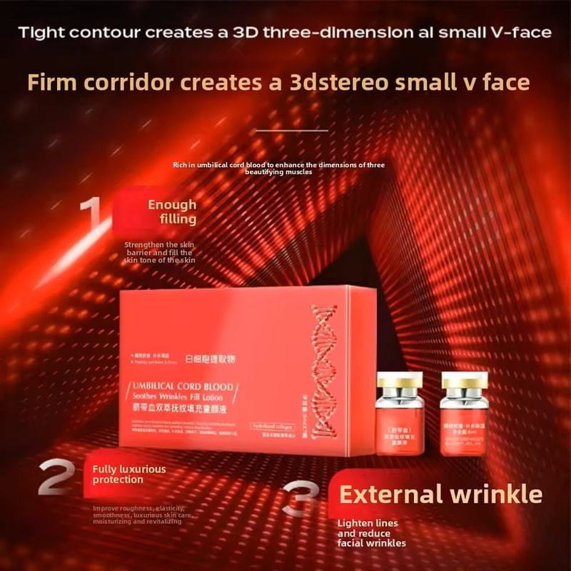 Double Filler Serum For Deep Moisture Firmness And AntiWrinkle Repair 3