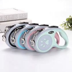 retractable nylon dog leash for small pets – 3m or 5m length