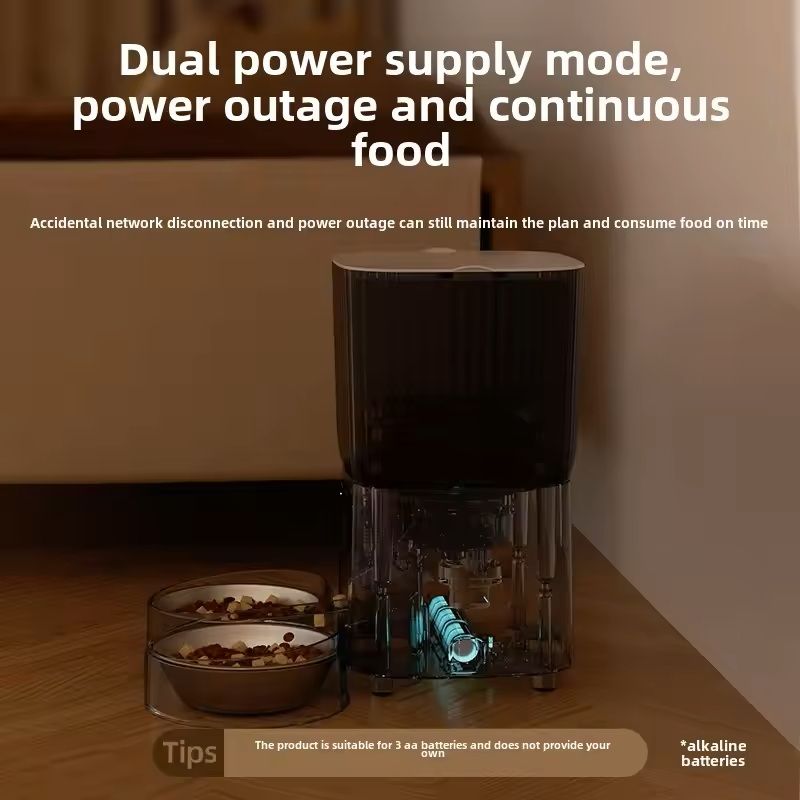 5L Smart Automatic Pet Feeder With Timer WiFi And Camera Options 4