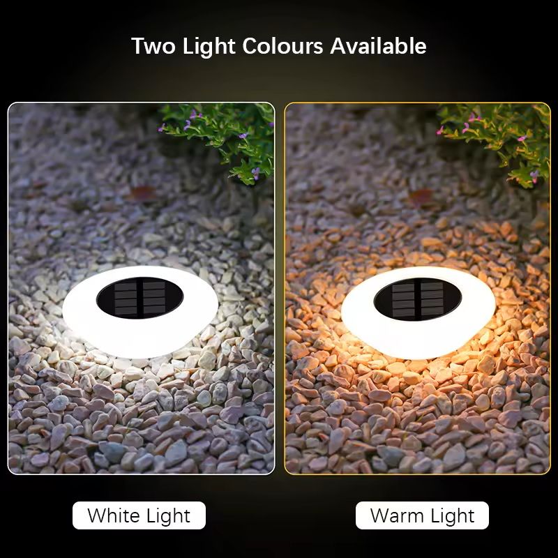Solar Ground Lights With 14 LED Waterproof Outdoor Lawn Lamps 1