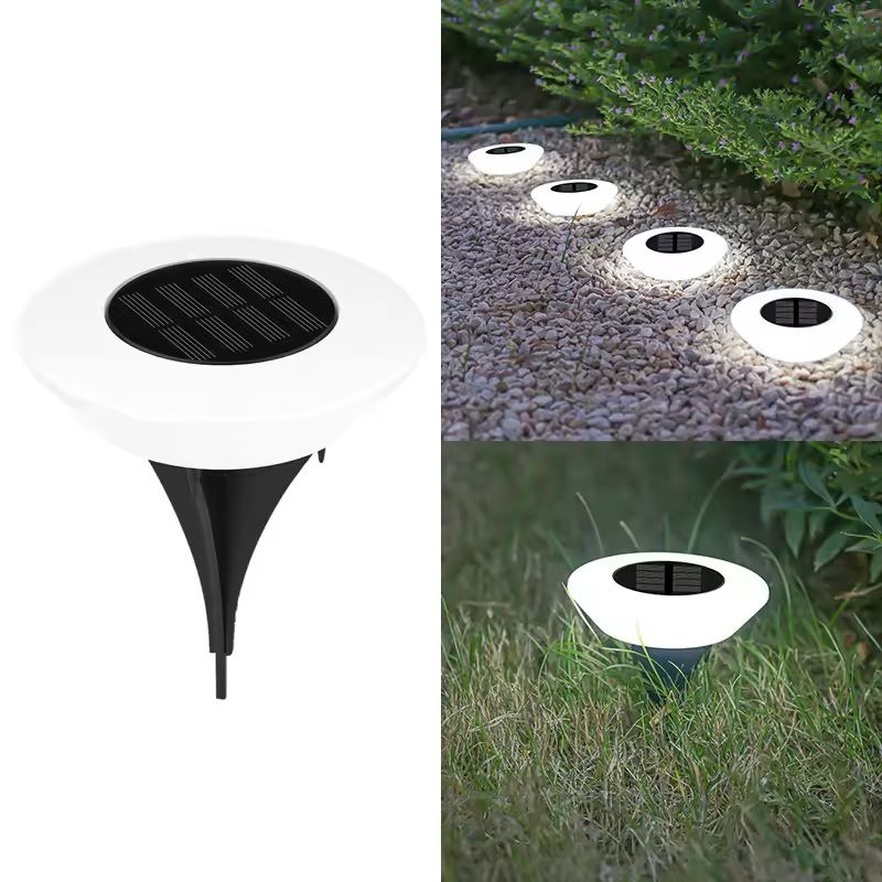 Solar Ground Lights With 14 LED Waterproof Outdoor Lawn Lamps 7