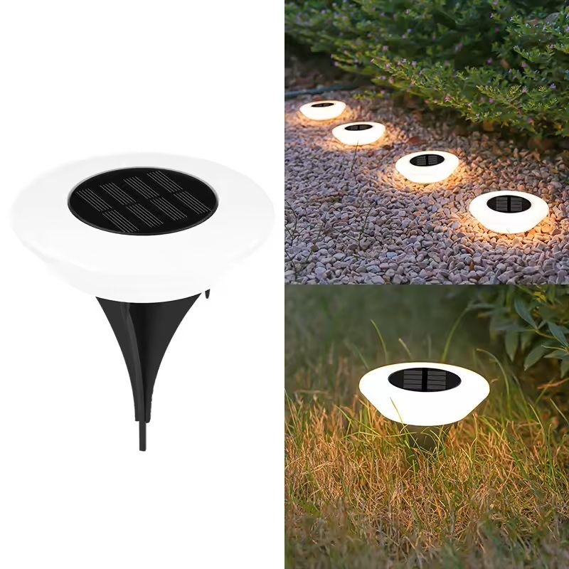 Solar Ground Lights With 14 LED Waterproof Outdoor Lawn Lamps 6