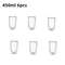 Double Wall Insulated Glass Cups 6 Piece Set 10