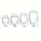 Double Wall Insulated Glass Cups 6 Piece Set 2